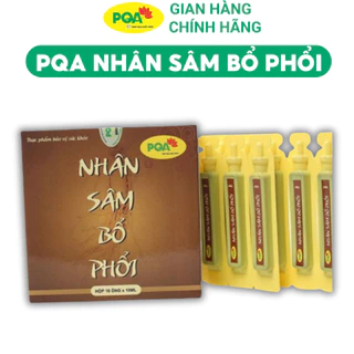 Nhân sâm bổ phổi PQA dùng cho người bị ho,do thay đổi thời tiết, viêm phế quản, viêm họng