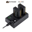 Pin máy ảnh Canon LP-E17 - Thương hiệu K&F CONCEPT ( 2 Baterry 1 Charger)
