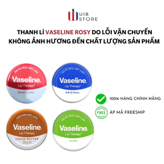 Dưỡng môi Vaseline Lip Therapy 20g – UK