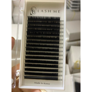 Mi khay LASHES SUPPLY 16 line MÀU ĐEN độ cong U, chất mi silk Hàn, mềm dễ bắt keo, dùng để nối volume, classic