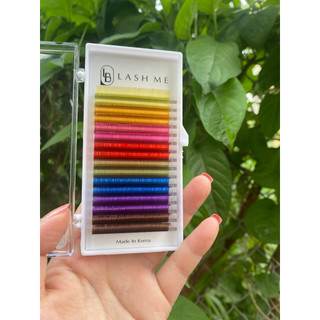 Mi khay LASHES SUPPLY 16 line MÀU ĐEN độ cong U, chất mi silk Hàn, mềm dễ bắt keo, dùng để nối volume, classic