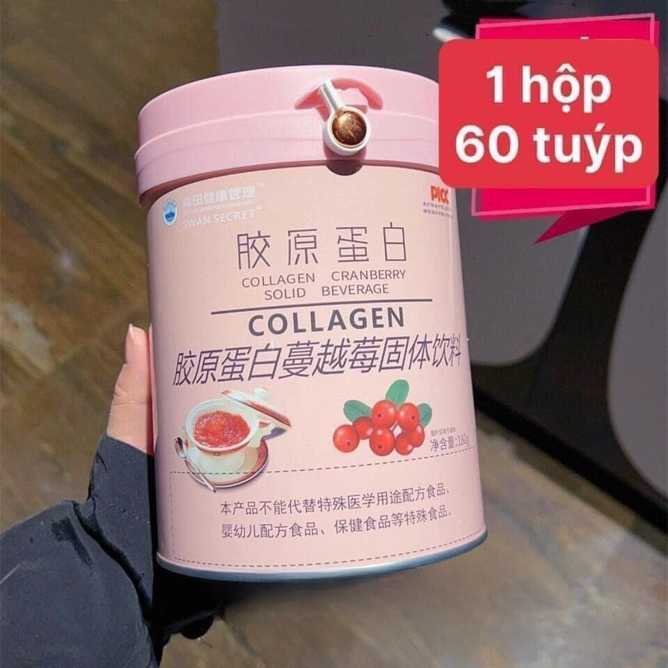 Hộp 60 tuýp colagen và viatamin đồ uống hỗ trợ đẹp da đẹp dáng tiện lợi