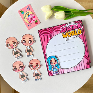 Sổ thời trang Avatar World size To nhiều phụ kiện