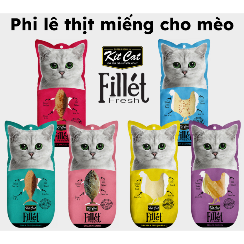Bánh thưởng cho mèo Kit Cat Fillet Fresh 30g | Shopee Việt Nam