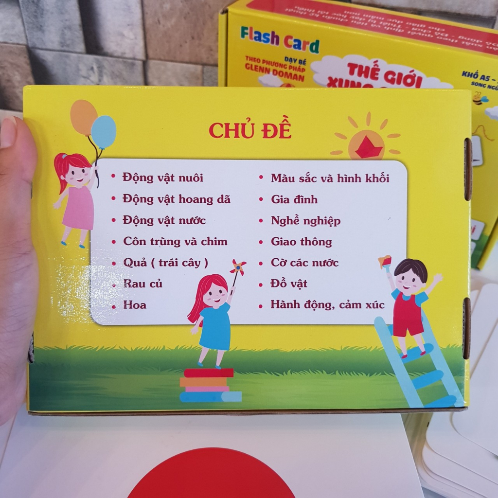 Ảnh Flashcard - 100 Thẻ Học Thông Minh Song Ngữ Khổ Lớn A5 - Giúp Bé Nhận Biết Thế Giới Xung Quanh (Dành cho bé 0 - 5 tuổi) 4