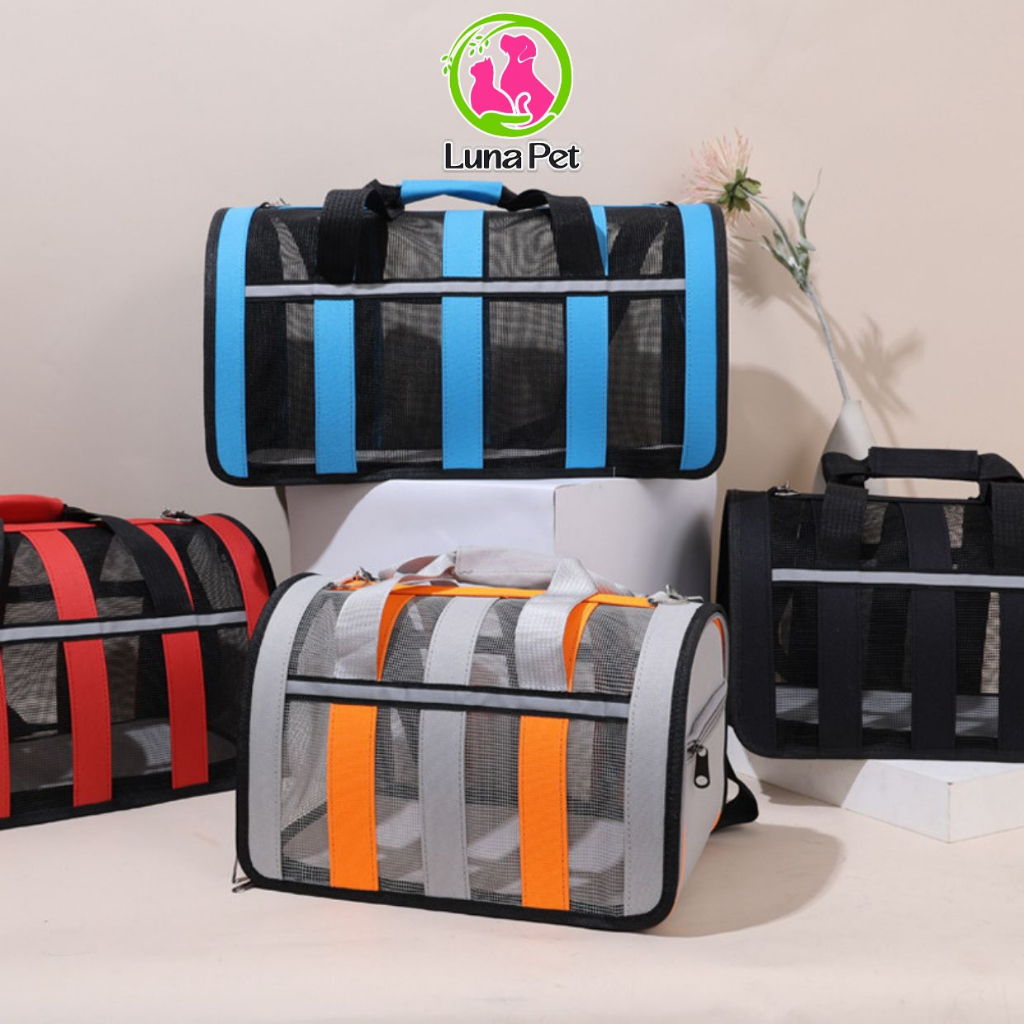 Túi vận chuyển chó mèo LunaPet TVC02 - túi lưới vận chuyển chó mèo dễ ...