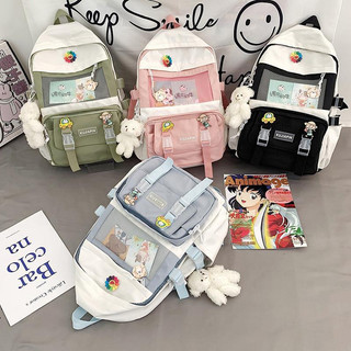 Balo Đi Học Cute Phong Cách Hàn Quốc Ulzzang Thời Trang Basic Trơn TV26-42