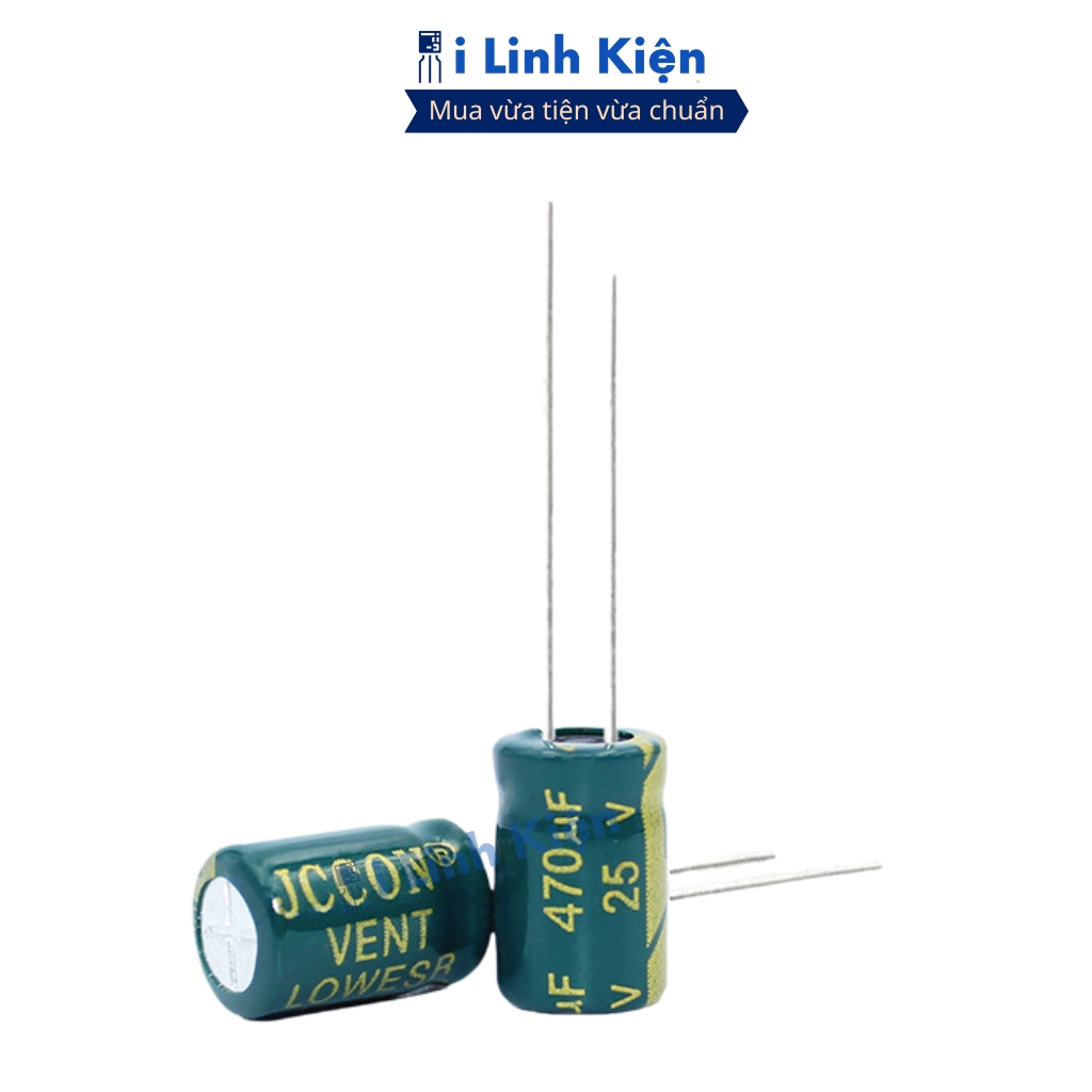 Tụ hóa 470UF 25V (5 tụ) tần số cao chính hãng ilinhkien
