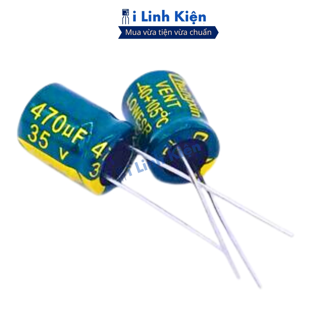 Tụ hóa 35V 470uF tần số cao chính hãng ilinhkien