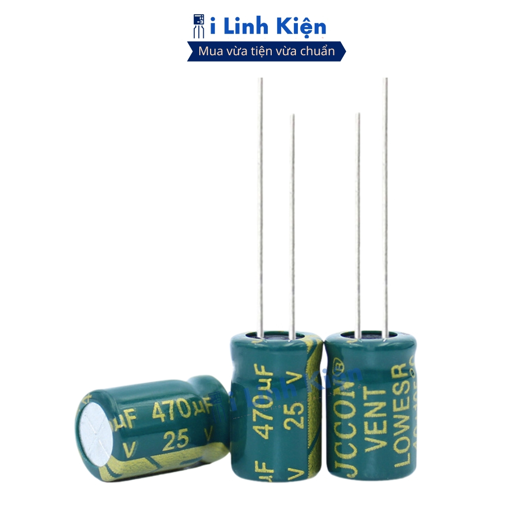 Tụ hóa 470UF 25V (5 tụ) tần số cao chính hãng ilinhkien