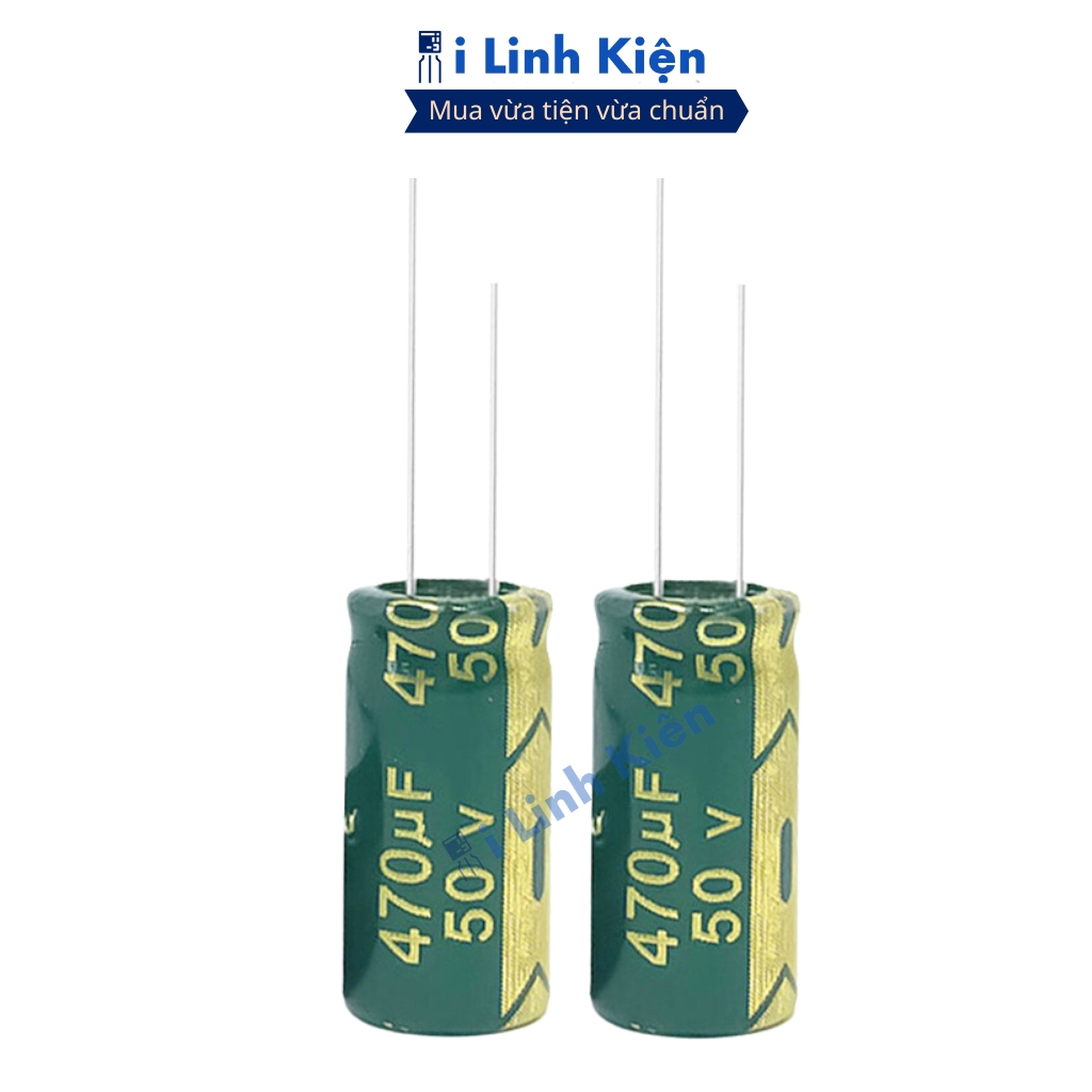Tụ hóa 50V 470uF (5 tụ) tần số cao đảm bảo chất lượng ilinhkien
