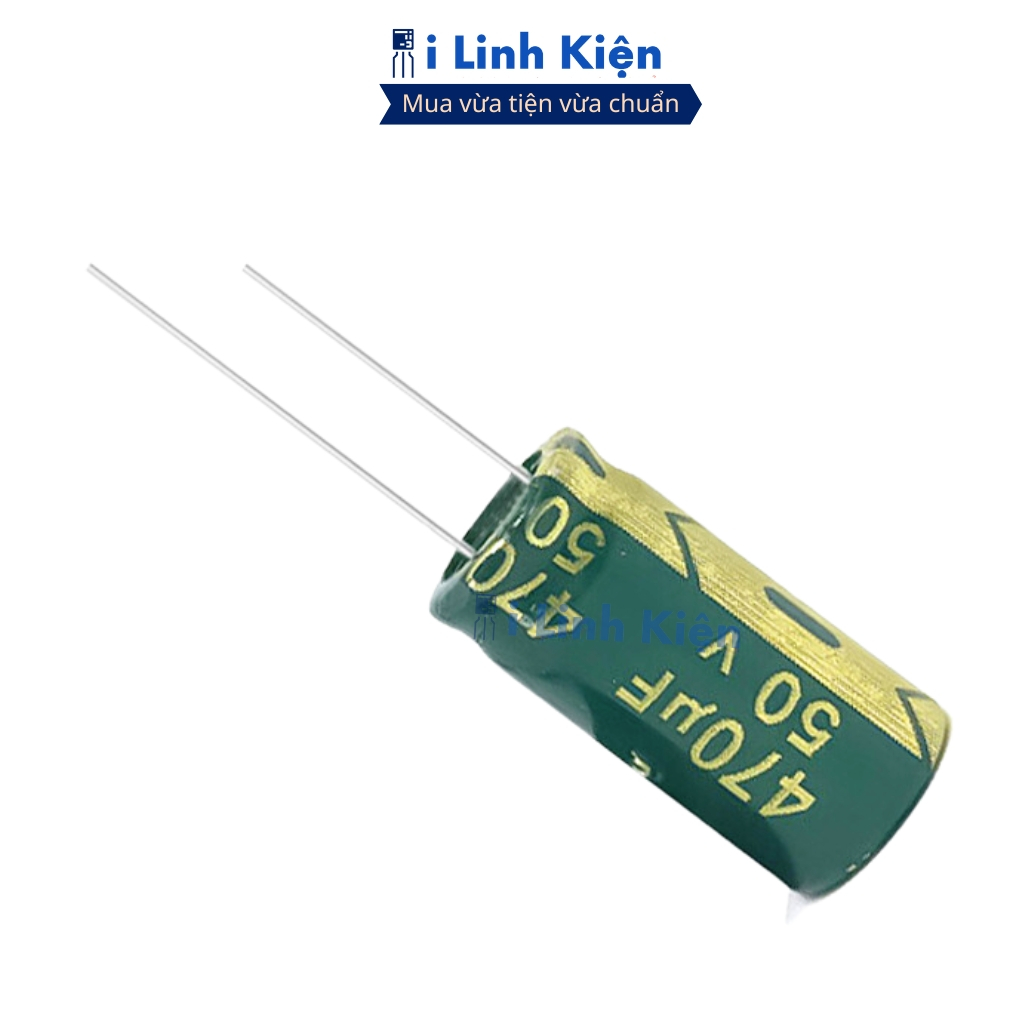 Tụ hóa 50V 470uF (5 tụ) tần số cao đảm bảo chất lượng ilinhkien