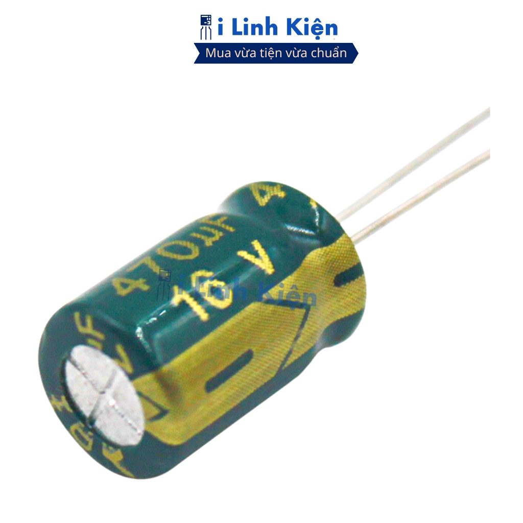 Tụ hóa 16V 470uF (5 tụ) 8x12mm tần số cao ilinhkien