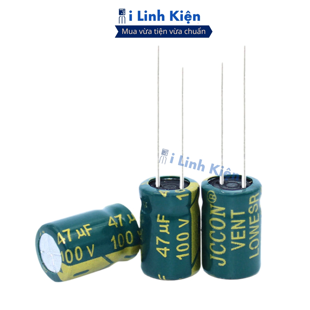 Tụ hóa 1000uF-10uF 100V tần số cao chính hãng ilinhkien.