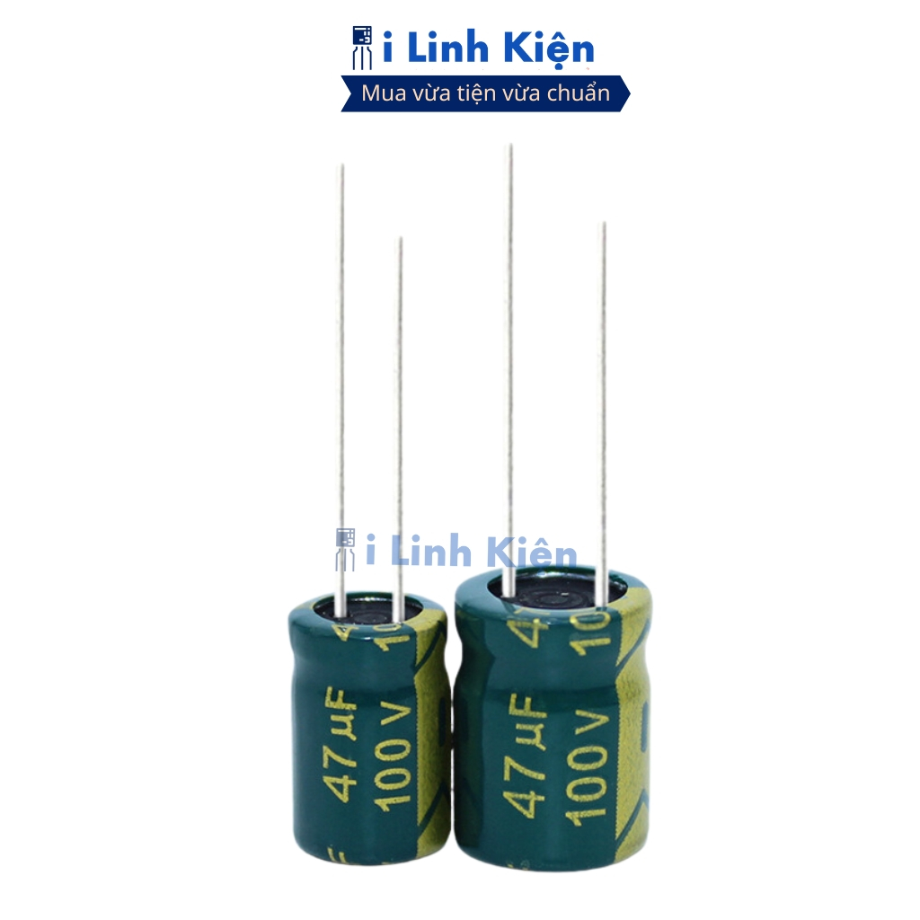 Tụ hóa 1000uF-10uF 100V tần số cao chính hãng ilinhkien.