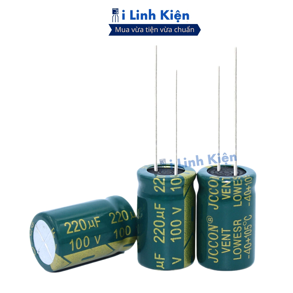 Tụ hóa 1000uF-10uF 100V tần số cao chính hãng ilinhkien.