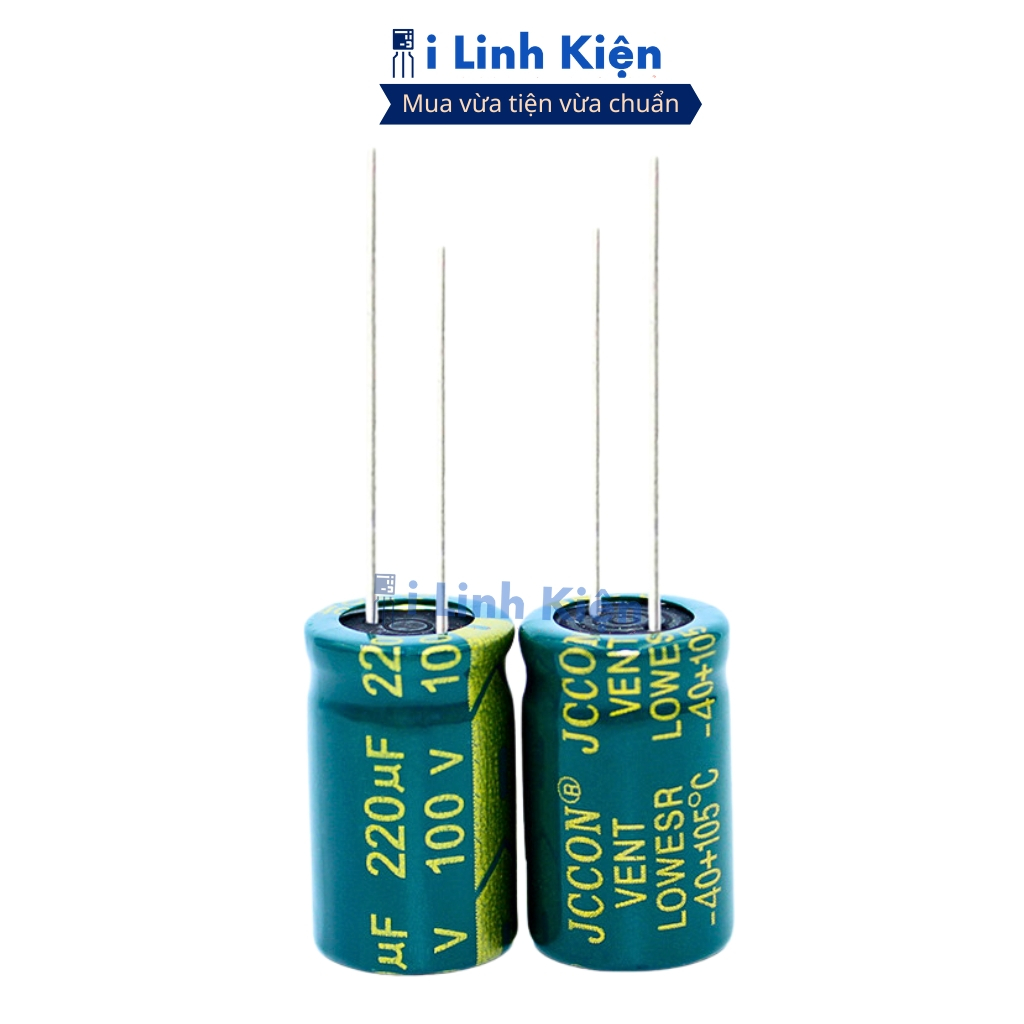 Tụ hóa 1000uF-10uF 100V tần số cao chính hãng ilinhkien.