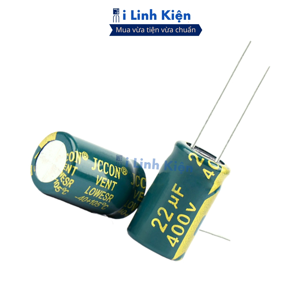 Tụ hóa 400V 22UF (5 tụ) chính hãng đảm bảo chất lượng ilinhkien.