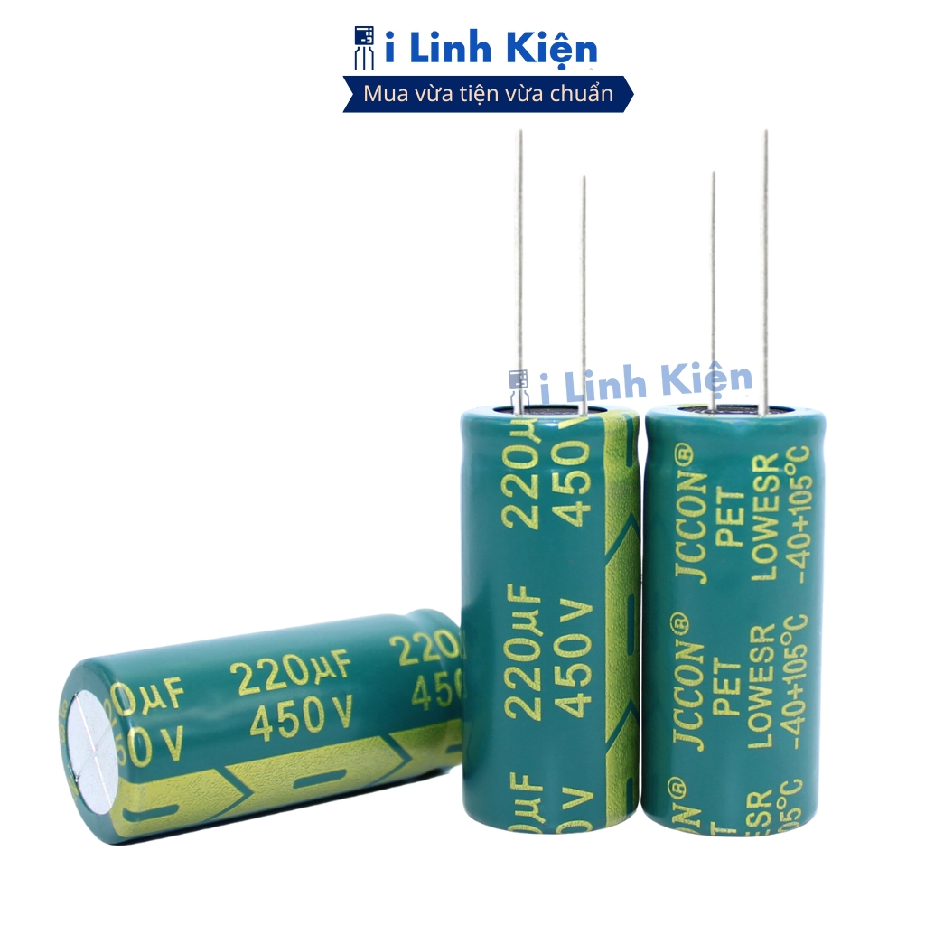 Tụ hóa 450V 150uF - 3.3uF tần số cao đảm bảo chất lượng ilinhkien.