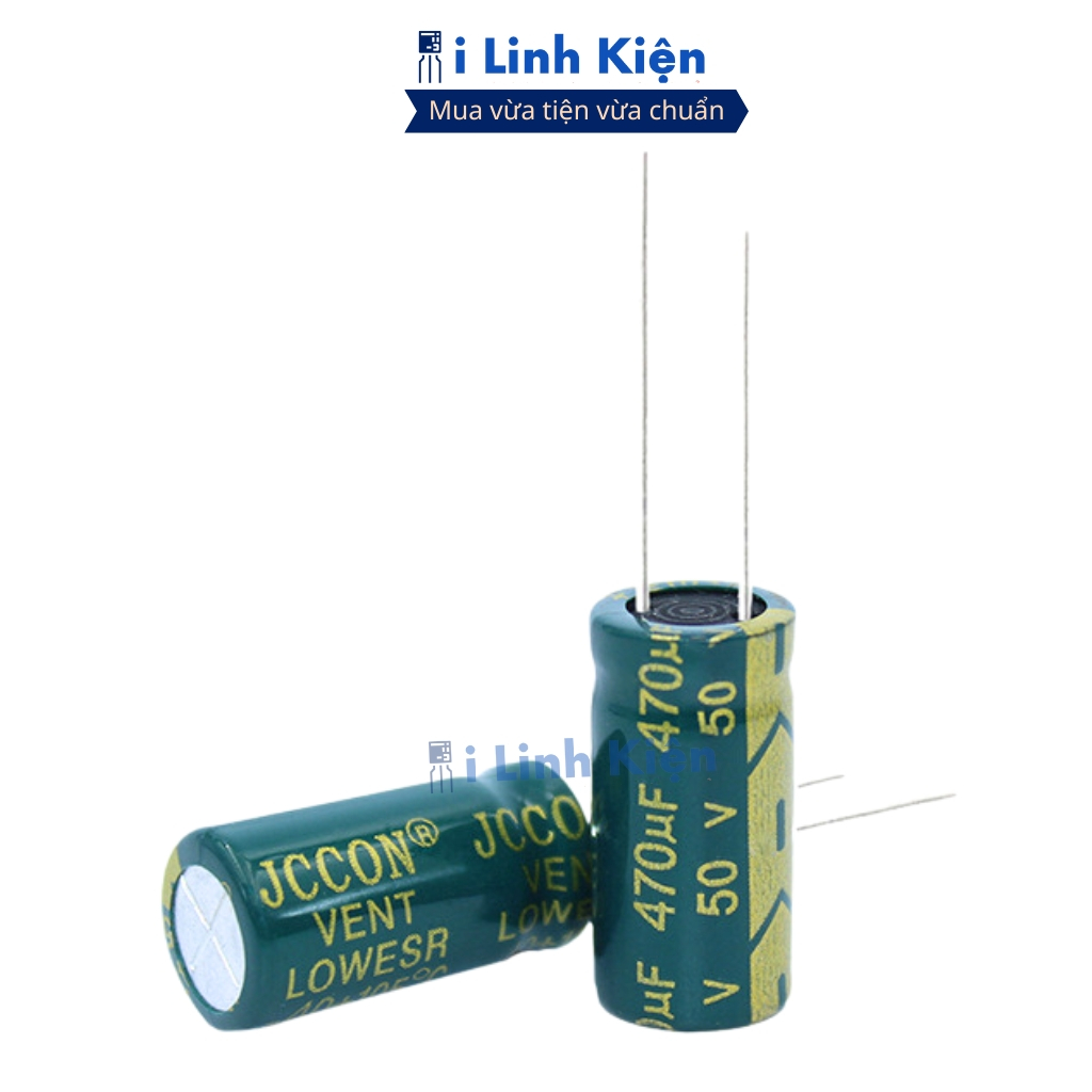 Tụ hóa 50V 1uF-3300uF tần số cao chính hãng đảm bảo chất lượng ilinhkien.