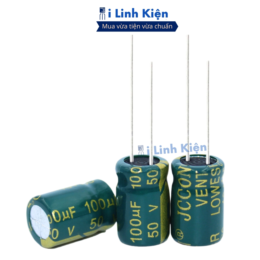 Tụ hóa 50V 1uF-3300uF tần số cao chính hãng đảm bảo chất lượng ilinhkien.