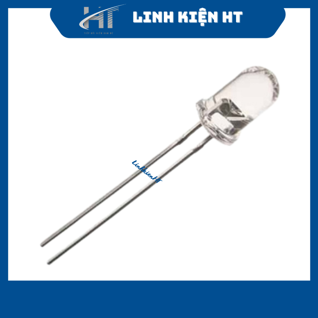 LED 5MM MÀU TRẮNG thân trong suốt (túi 50 con) - Linh kiện HT | Shopee ...