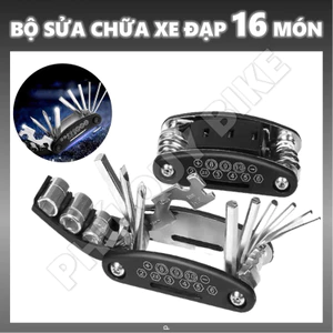 Bộ lục Giác Da Năng 16 Món Sửa Chữa Xe Đạp Nhỏ Gọn