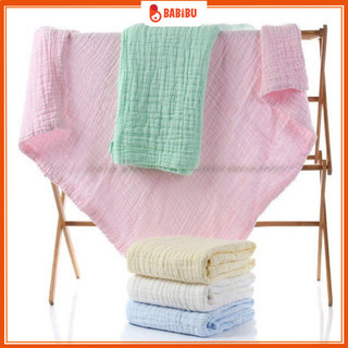 Khăn tắm xô muslin Jubon 6 lớp 110x100cm mềm mịn, thấm hút cho bé