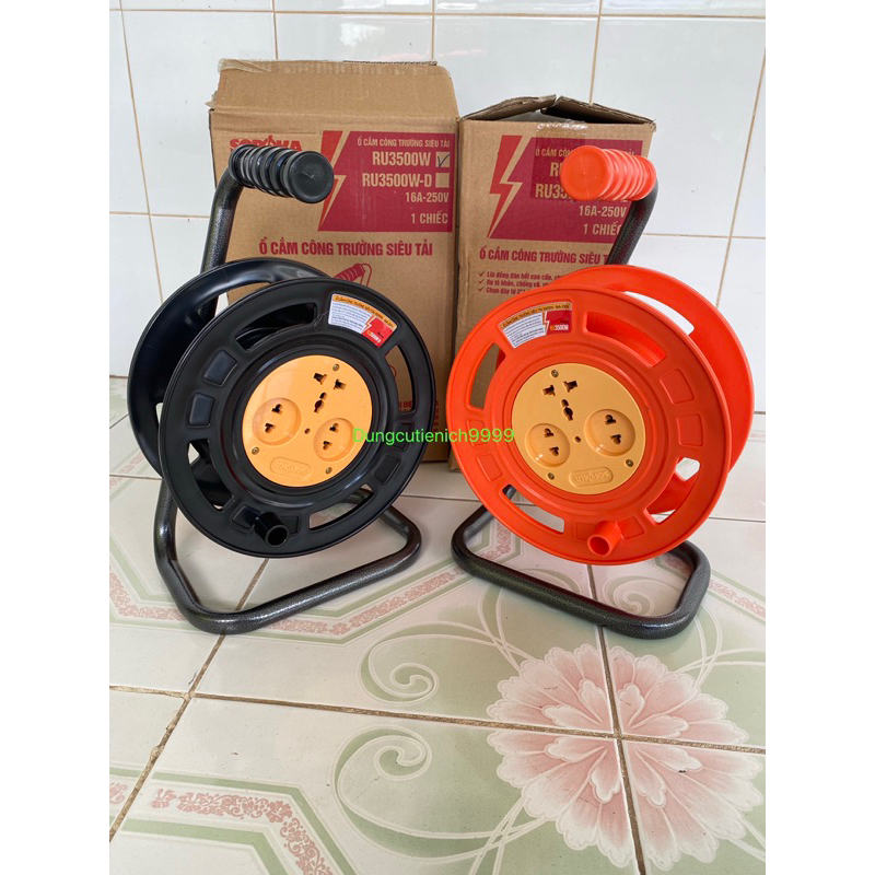 Ổ cắm điện rulo tròn không dây Sopoka - ổ điện công trường công suất ...