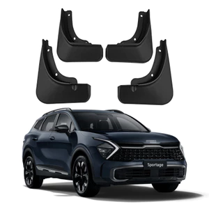 Chắn Bùn Kia Sportage Chất Liệu Nhựa Dẻo Bộ 4 Chiếc Có Kèm Ốc Vít