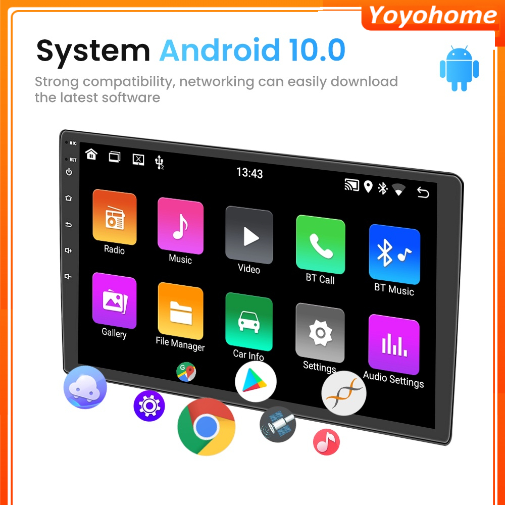 màn hình android ô tô 9 inch 4g,Wifi Ram 4G - rom 32G/16G, lắp được cho ...