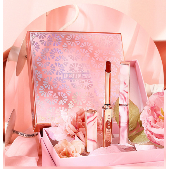 Bộ Son Môi HIH Nhung Lì Chống Nước Không Dính Cốc Thích Hợp Làm Quà Tặng Valentine / Sinh Viên