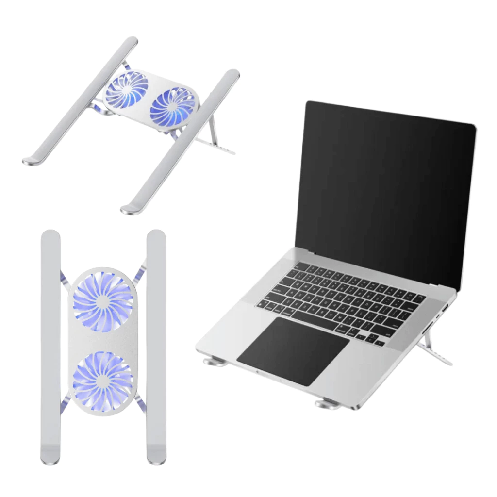 Kệ tản nhiệt cho Laptop WIWU Laptop Stand kèm quạt tản nhiệt S400 pro