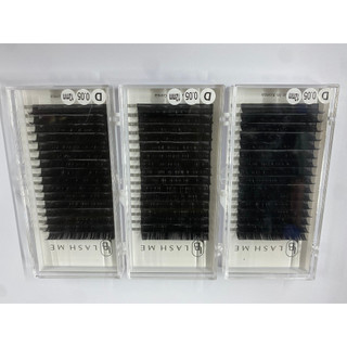 Mi khay LASHES SUPPLY 16 line MÀU ĐEN độ cong CC, chất mi silk Hàn, mềm dễ bắt keo, dùng để nối volume, classic