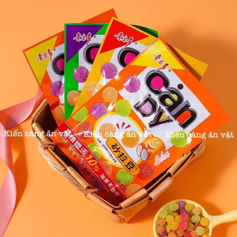 Combo 10 Gói Kẹo Candy Trái Cây Vị Tuổi Thơ, Gói 16gr
