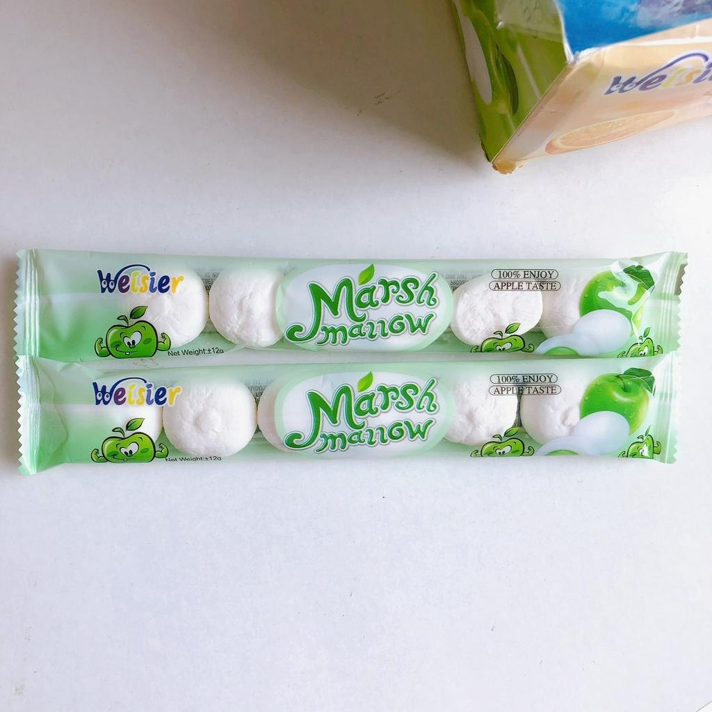 Set 10 Túi Kẹo Marshmallow Nhân Chảy Vị Trái Cây, Kẹo Dẻo Nội Địa Thái Lan