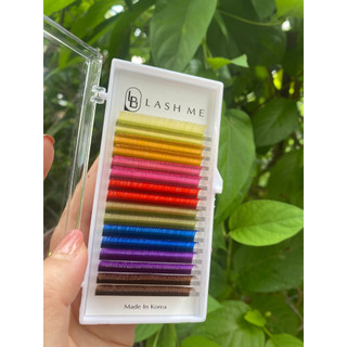 Mi khay LASHES SUPPLY 16 line MÀU ĐEN độ cong D, chất mi silk Hàn, mềm dễ bắt keo, dùng để nối volume, classic