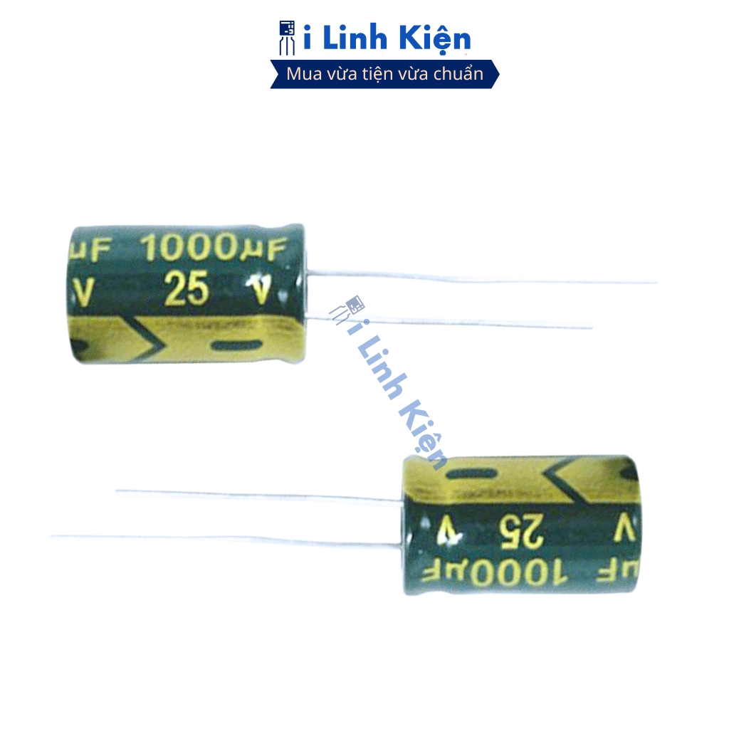Tụ hóa 25v 1000uF 1000UF25V tần số cao chất lượng cao ilinhkien.