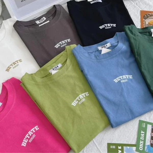 Áo thun nữ YUSTUDIO form rộng áo phông cotton 3158 mẫu BETATE
