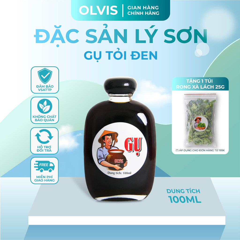 TỎI ĐEN LÝ SƠN OLVIS 100ML NGÂM GỤ THEO PHƯƠNG PHÁP TRUYỀN THỐNG - ĐẶC ...