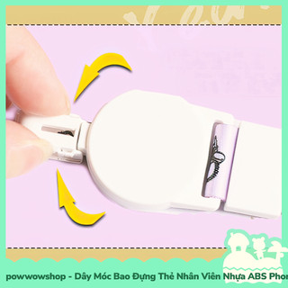 Dây Móc Bao Đựng Thẻ Nhân Viên Dọc Nhựa ABS Phong Cách Nhân Vật Anime Manga Siêu Anh Hùng Superheroes