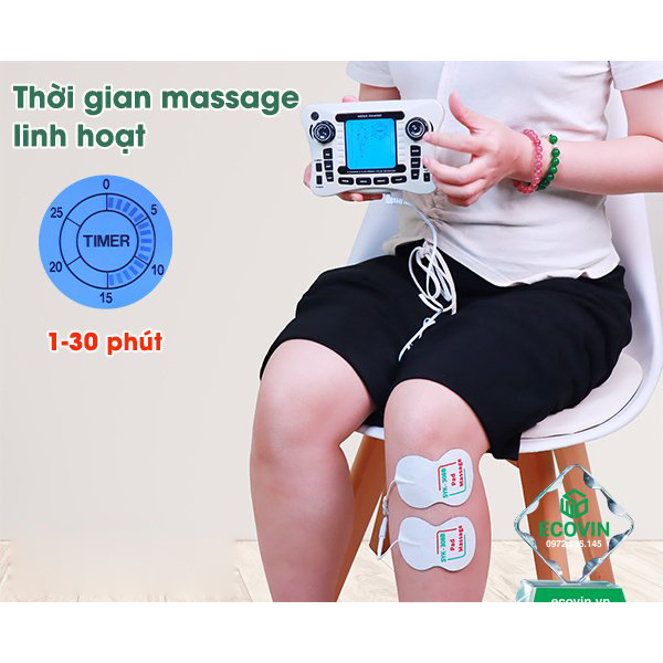 Máy Massage Xung Điện Trị Liệu SYK-308B, Máy Mát Xa Xung Điện Châm Cứu Bấm  Huyệt 8 Miếng Dán | Shopee Việt Nam