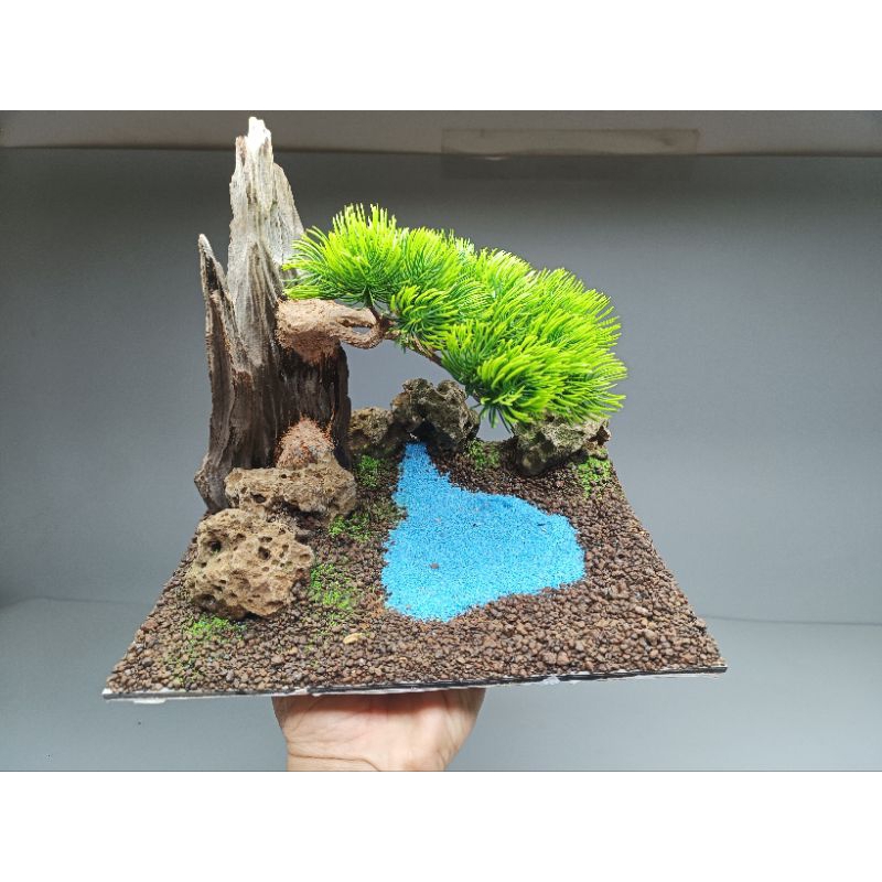 Tiểu cảnh dành cho bể cá cảnh mini kích thước 30 đến 50 cm. Bể nuôi cá ...