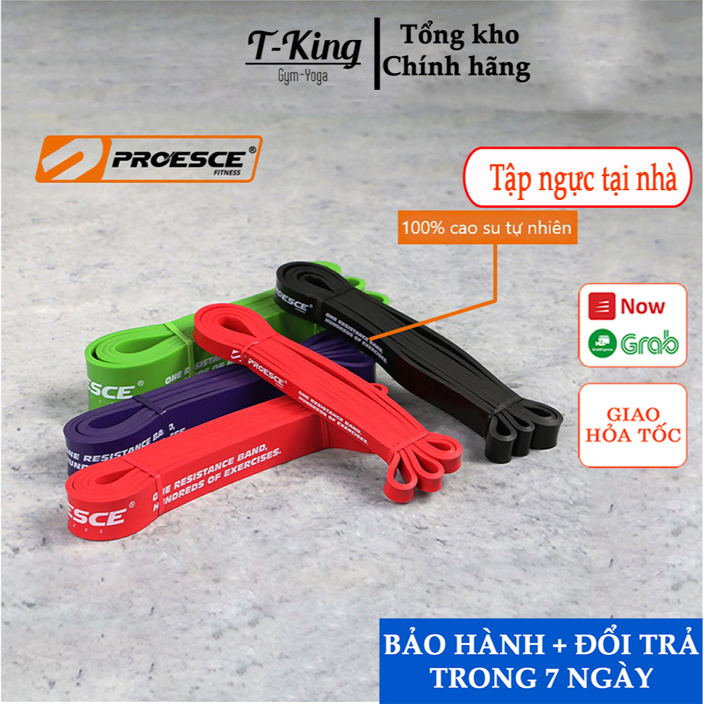 Dây Kháng Lực  – dây trợ lực tập gym Powerband Tập Toàn Thân Chính hãng Process Cực bền