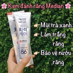 Kem đánh răng MEDIAN 93% IQ DENTAL Toothpaste giúp trắng răng, giảm ố, loại bỏ mùi hôi 120g IS252