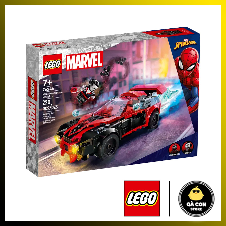 Lego Marvel 76244 Miles Morales vs. Morbiu. | Shopee Việt Nam