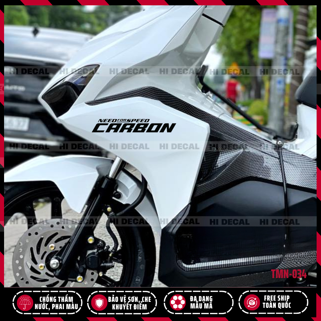 [1 chiêc] Tem sticker need for speed CARBON dán đa vị trí |TMN-034| Decal hình dán tại nhà chống nước chống phai màu