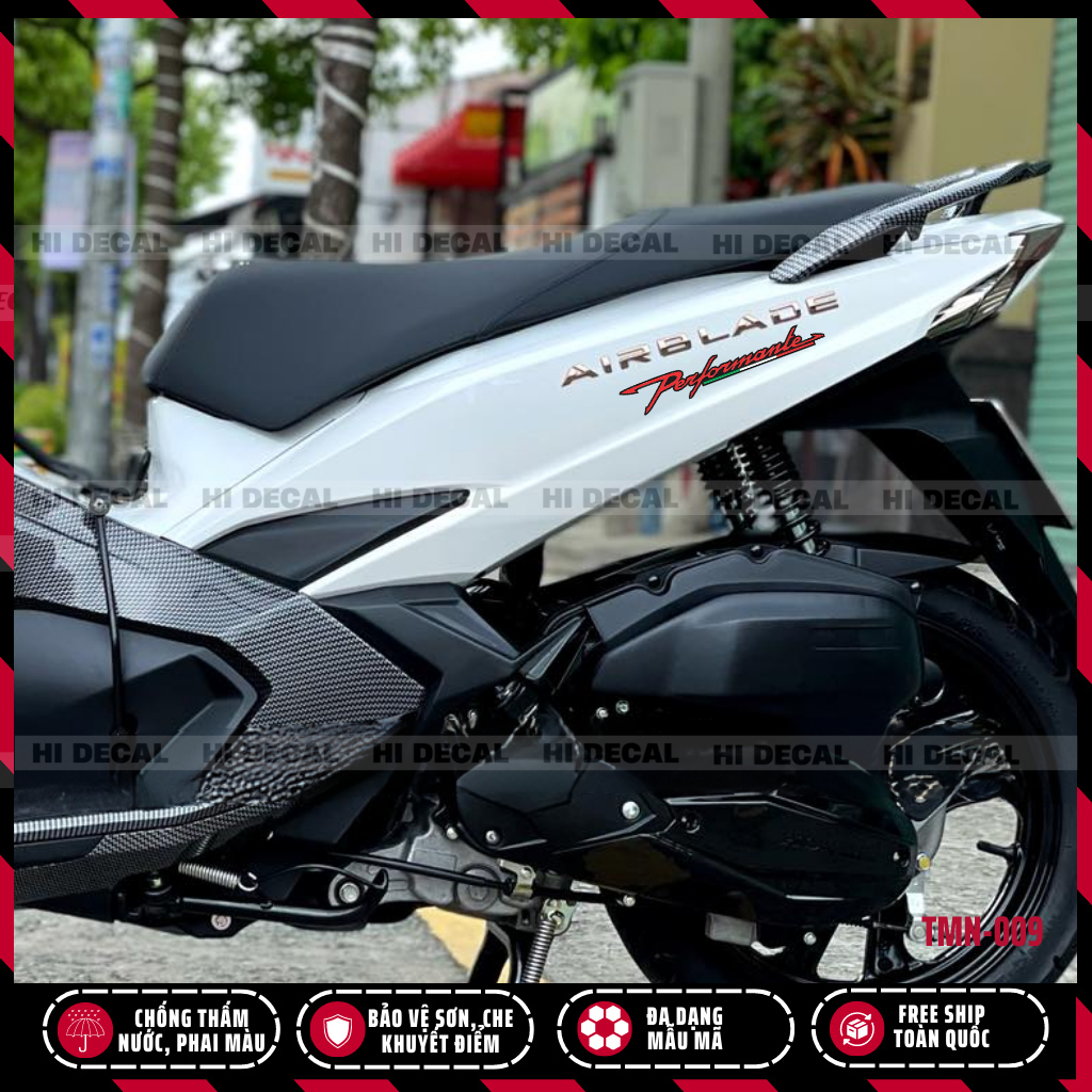 [2 Chiêc] Tem Performance Phản Quang dán xe máy ô tô, chống nước chống phai màu