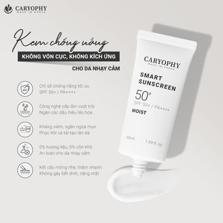 Kem chống nắng Caryophy Smart Tone-up Sunscreen nâng tone cho da dầu mụn chính hãng 50ml - Bebeau