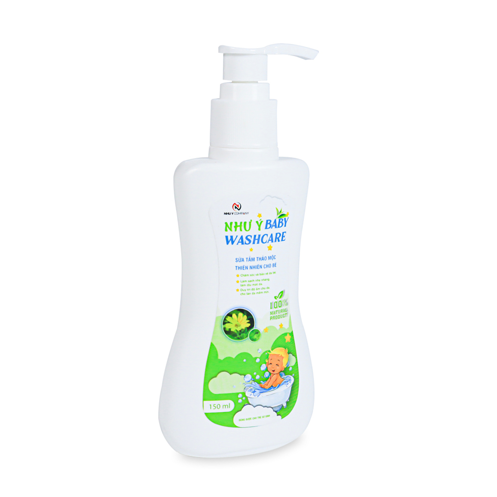 Combo 2 chai sữa tắm gội Như Ý Baby Washcare 150ml